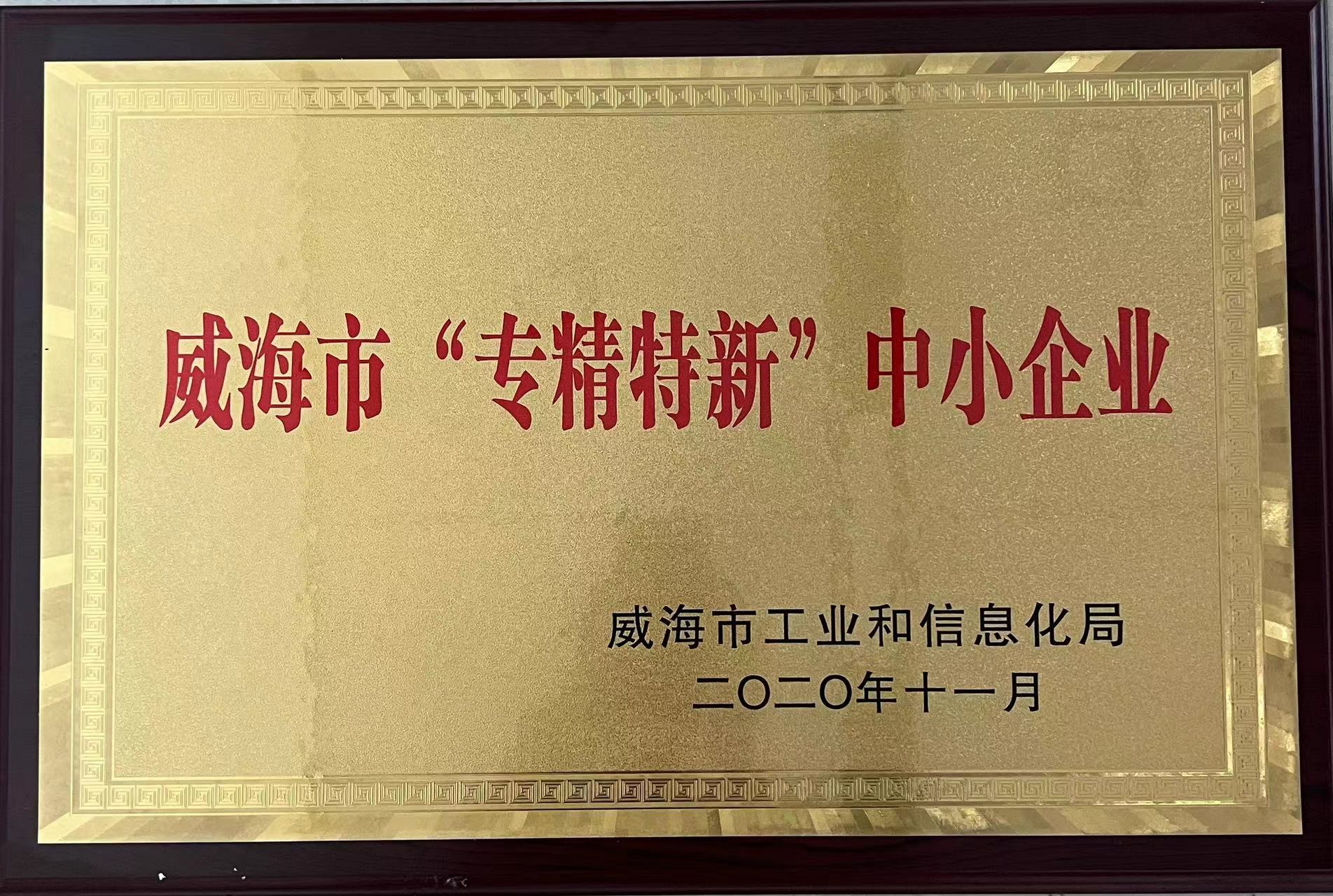 威海市专精特新中小企业